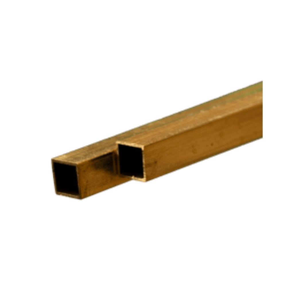 KS Metals Square Brass Tube 6Mm X 6Mm X300Mm 2Pc