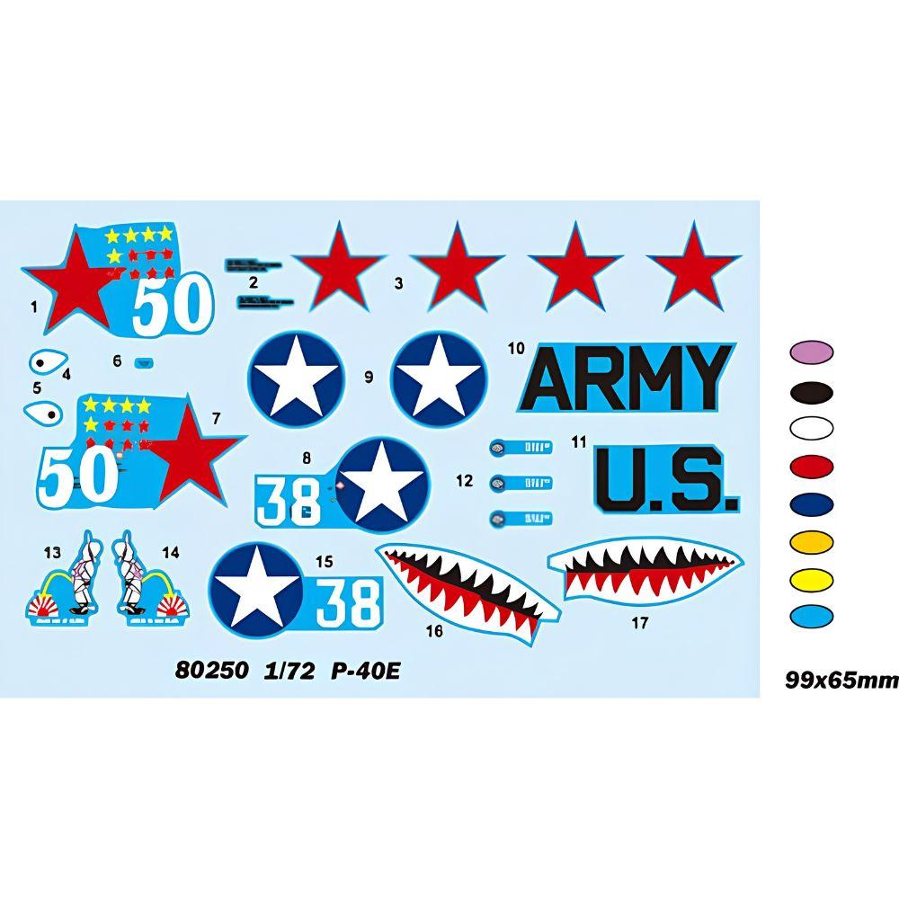 Hobbyboss 1:72 P-40E Kitty Hawk