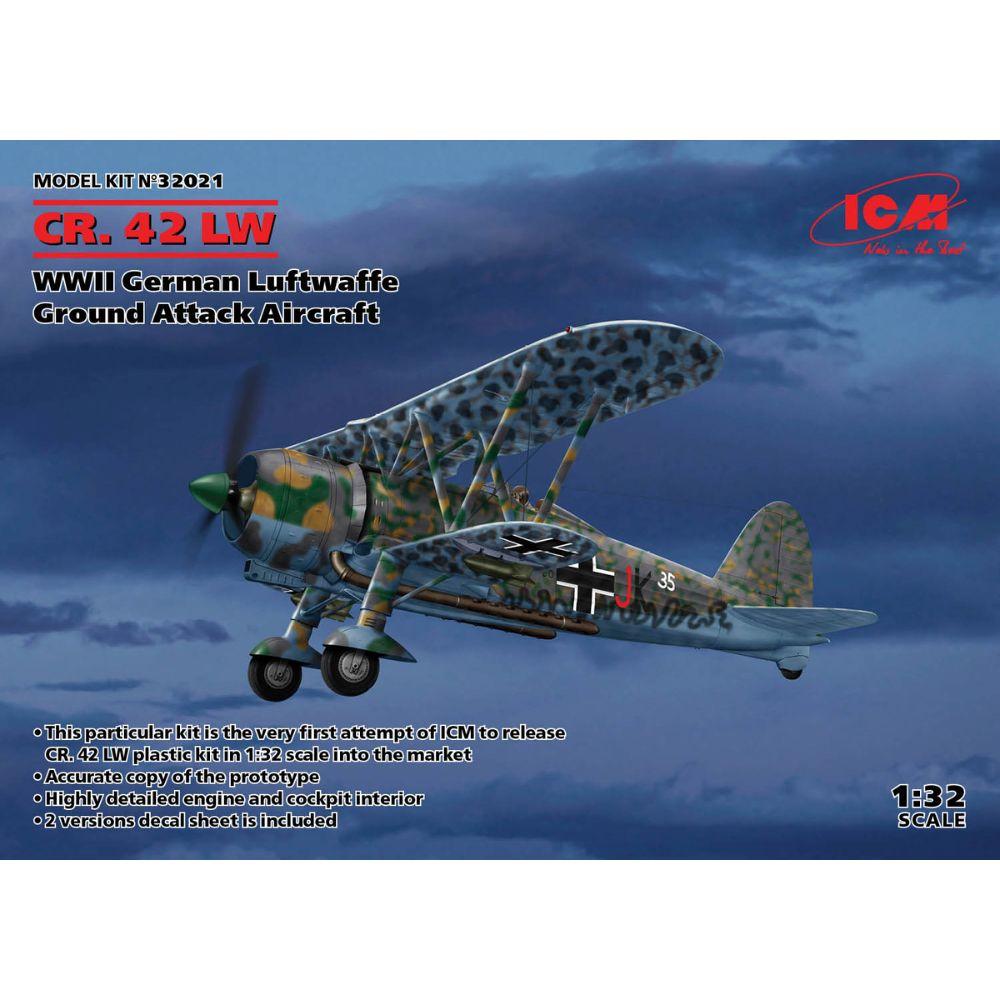 ICM 1:32 Cr. 42 Lw Wwii German Aircraft