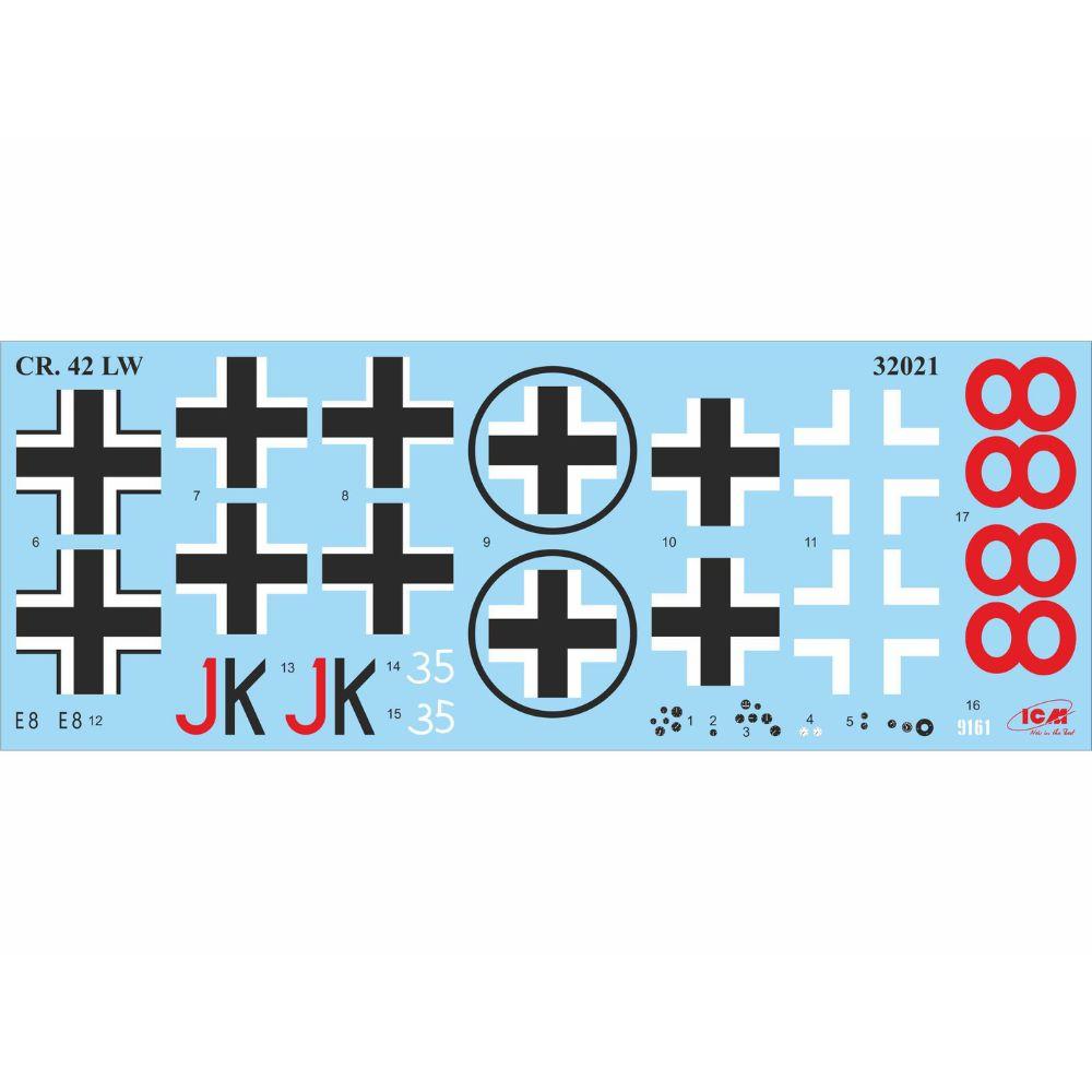 ICM 1:32 Cr. 42 Lw Wwii German Aircraft