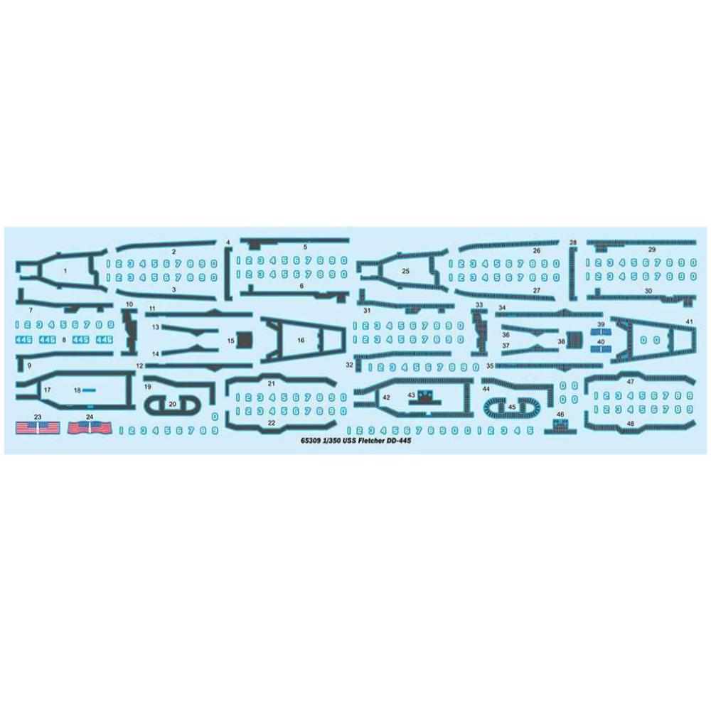 I Love Kit 1:350 USS Fletcher DD-445