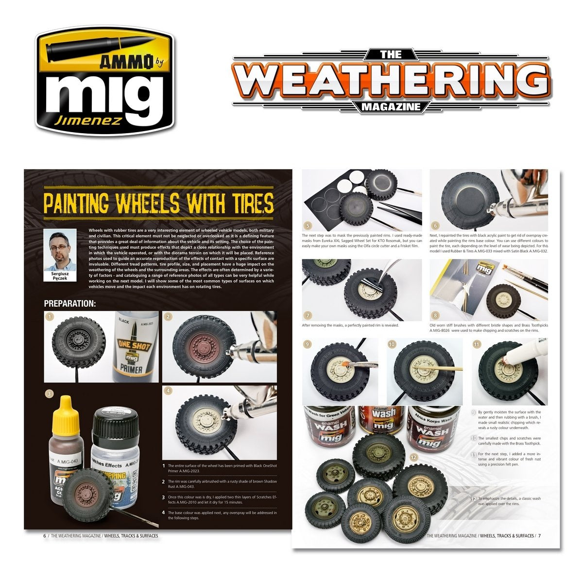 Ammo The Weathering Magazine #25Wheels, Tracks & Surfaces