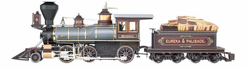Bachmann 1:20.3 Eureka & Palisade 2-6-0Loco w/DCC/Sound Ready,  G