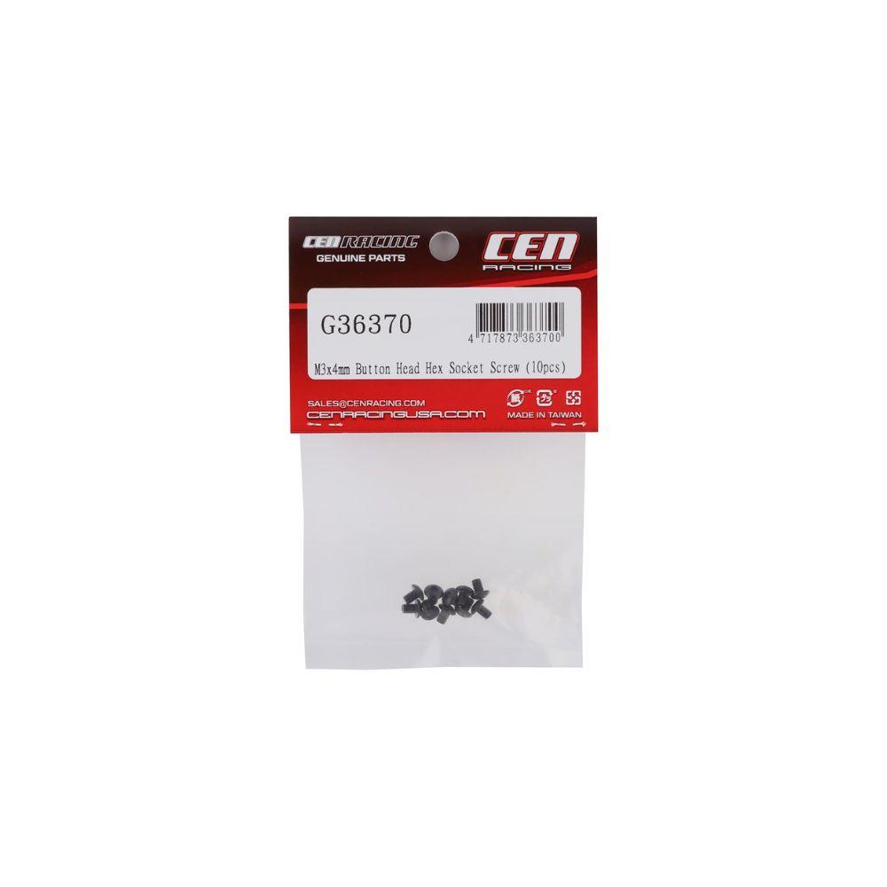 CEN Racing M3x4mm Button Head Hex SocketScrew (10)