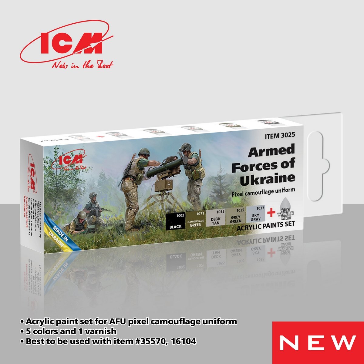 ICM Paint Set Ukraine Armed Forces