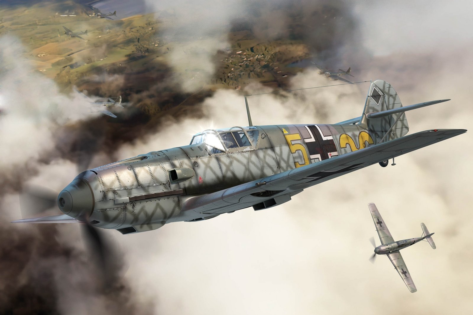 Hobbyboss 1:48 Messerschmitt Bf109E-3