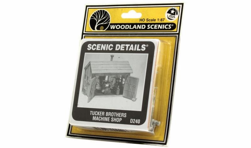 Woodland Scenics Tucker Bros Machine Shop Sd, HO Scale