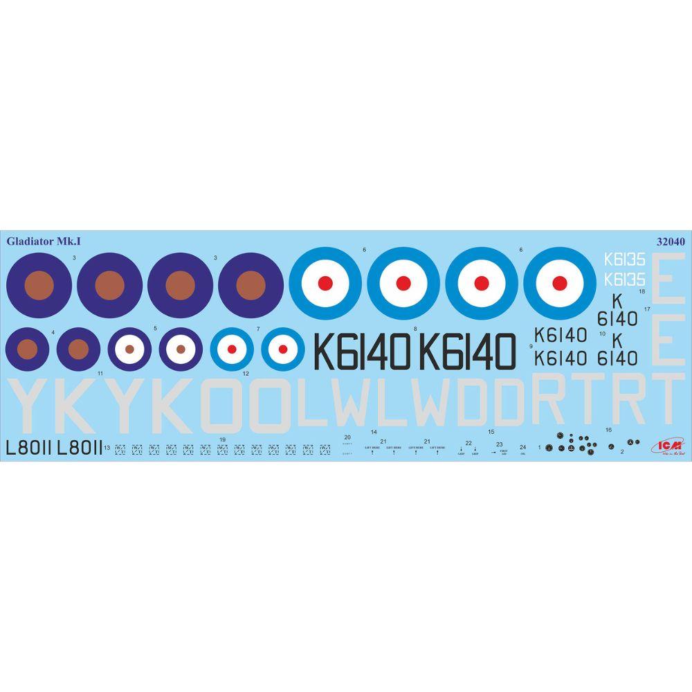 ICM 1:32 Gloster Gladiator Mk.I