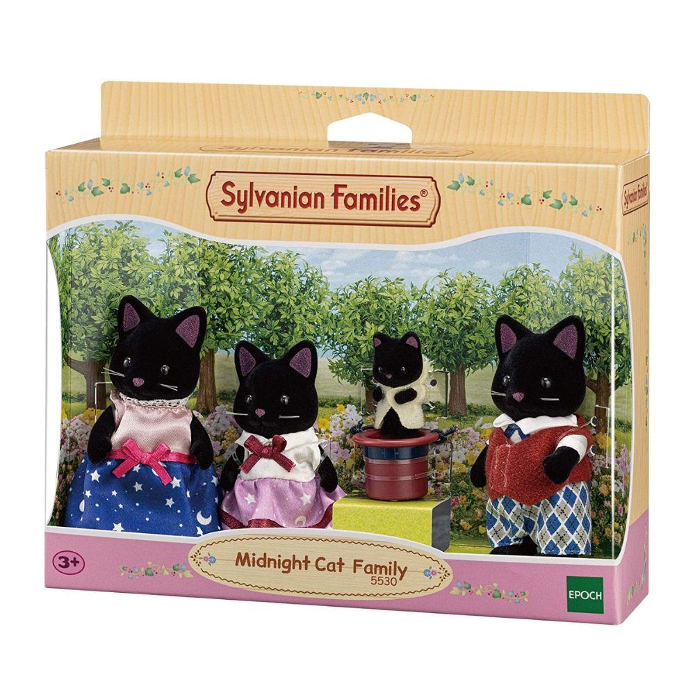 Sylvanian Families Midnight Cat Family