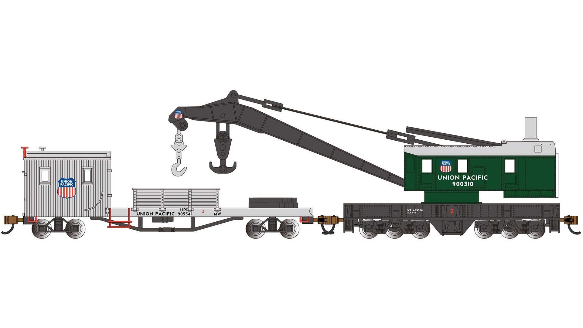 Bachmann Union Pacific(Black And Green)