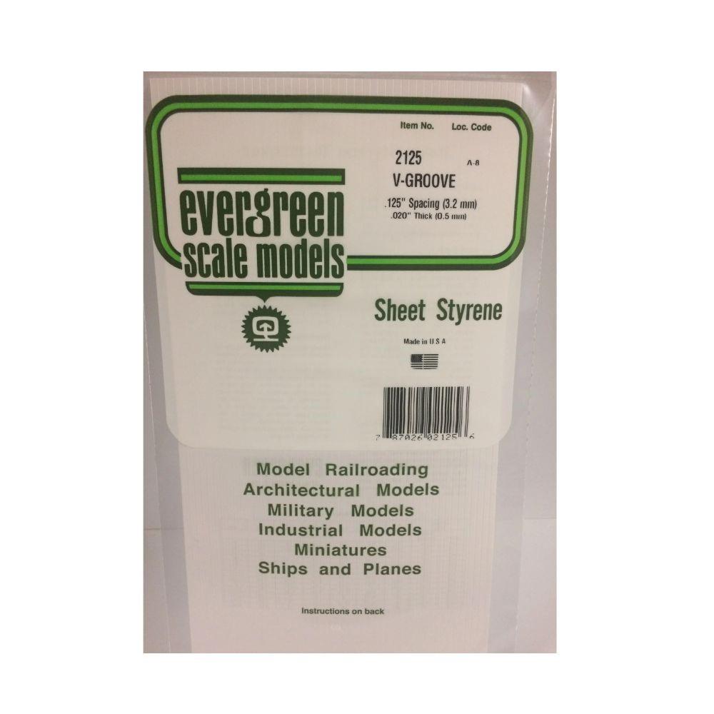 Evergreen Styr V-Groove Siding .125 In Sp