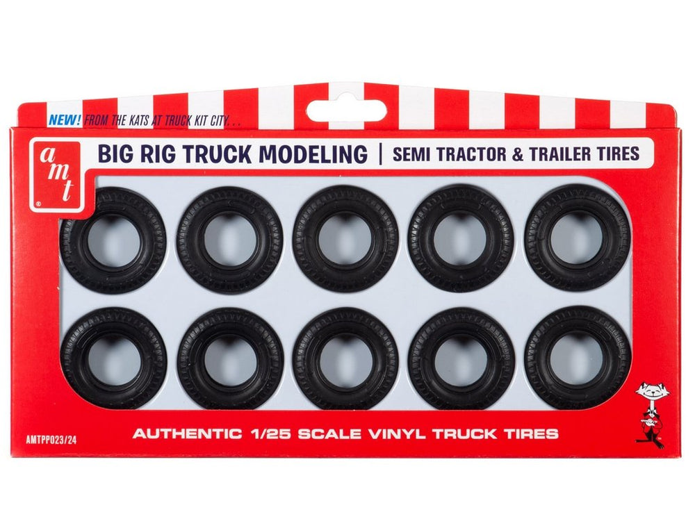 AMT 1:25 Big Rig Truck Tyre Parts Pack