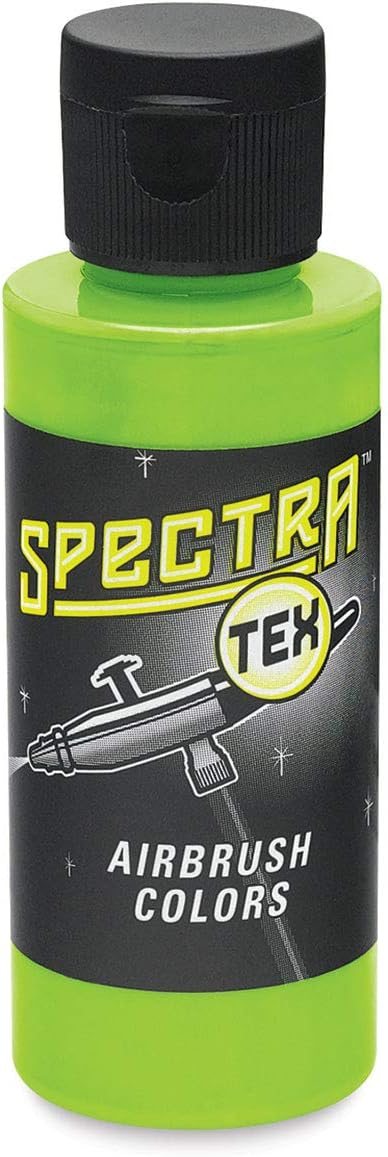 Badger SpectraTex Lime Green 60ml Pro Airbrush Artist Paint