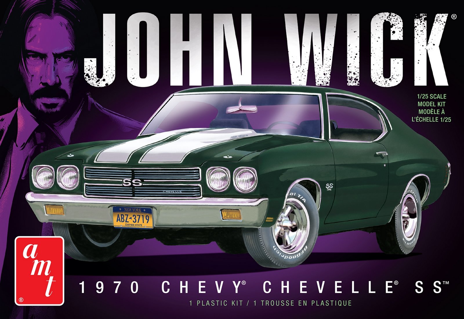 AMT 1:25 1970 Chevy Chevelle John Wick