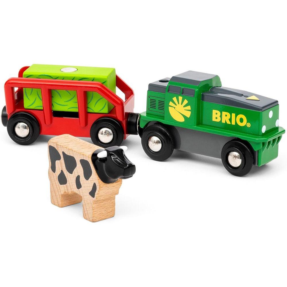 BRIO Farm Battery Train 4 Pieces