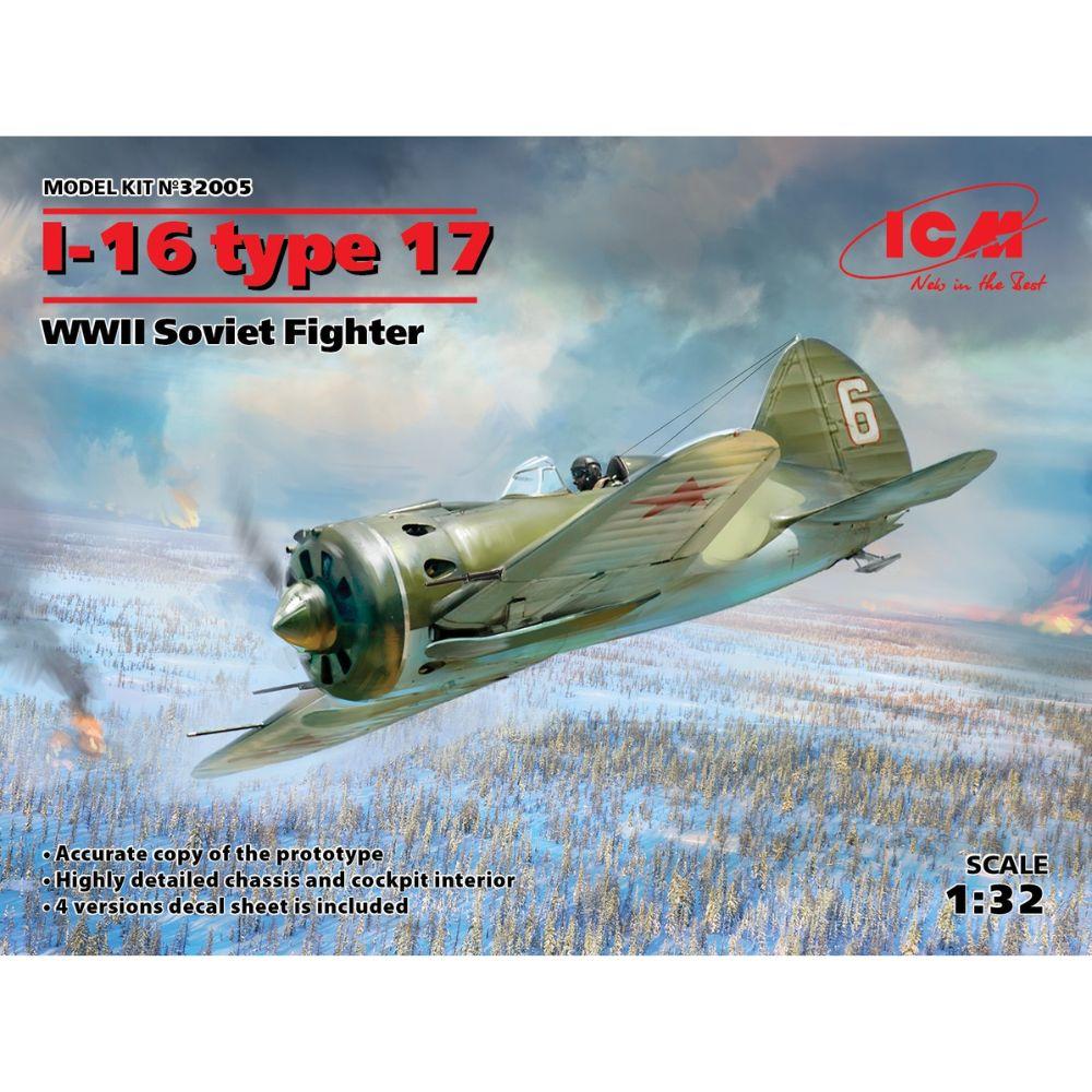 ICM 1:32 I-16 Type 17 Soviet Fighter