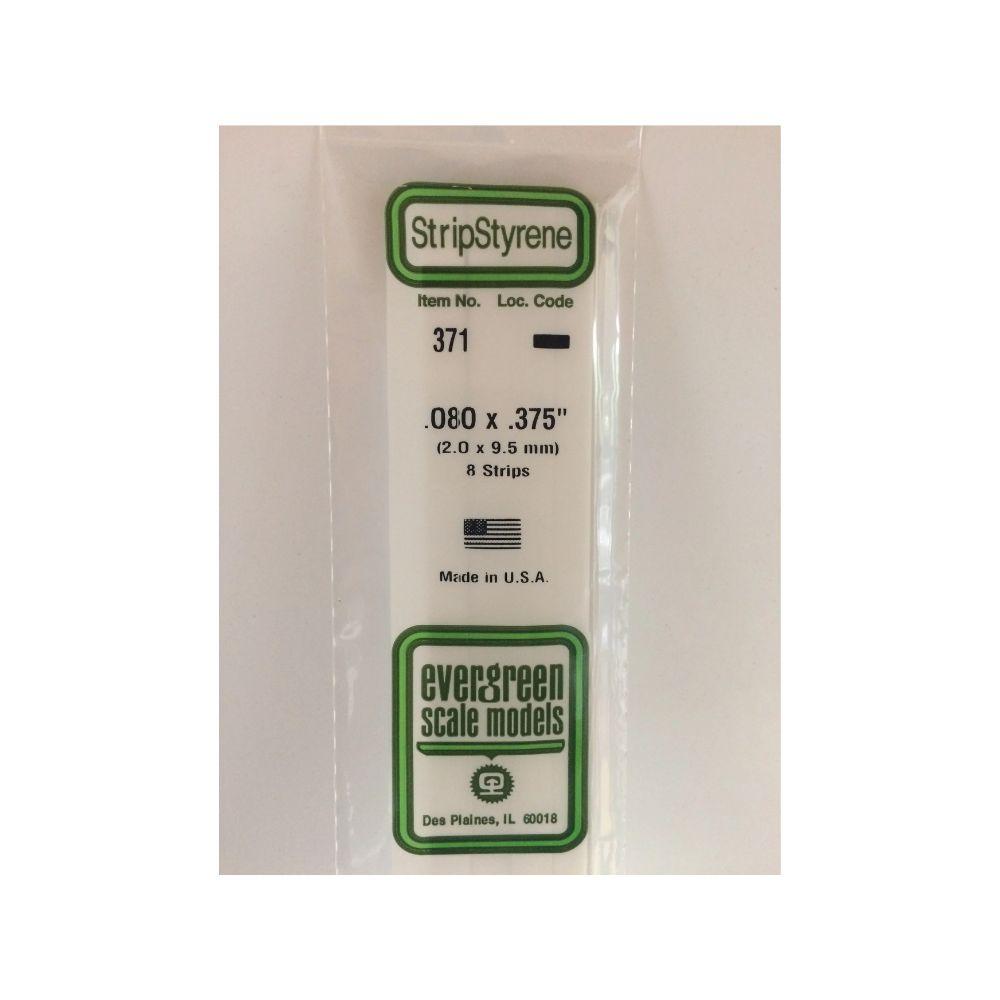 Evergreen Styr Strips .080X.375X24(8)*