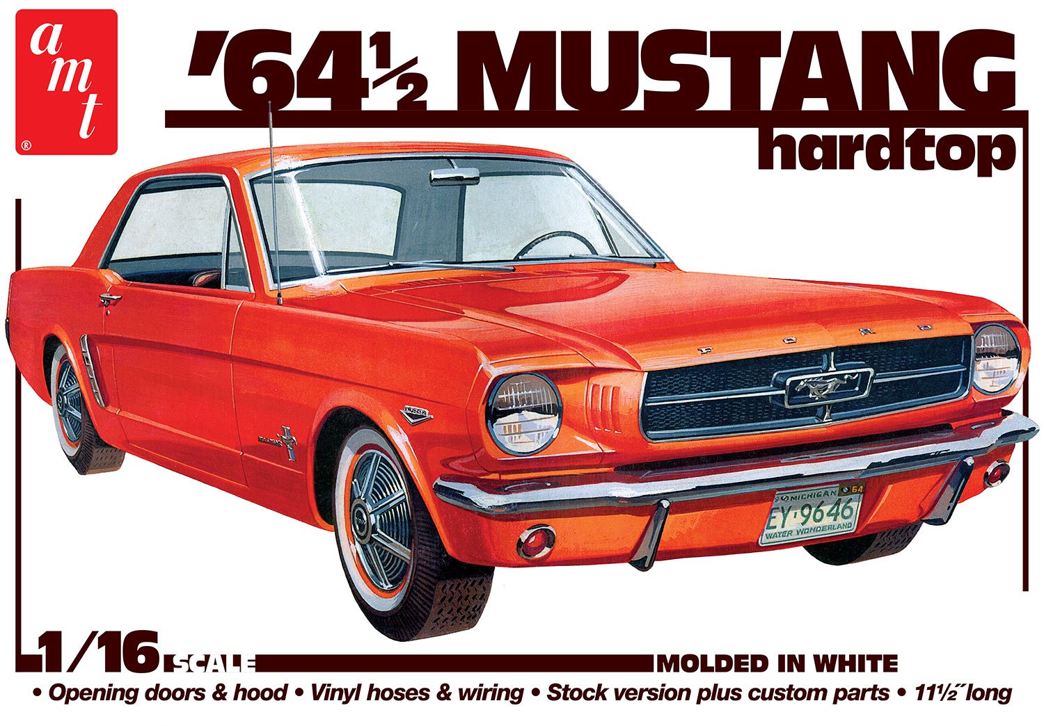 AMT 1:16 1964 Ford Mustang Coupe 60th Anniversary