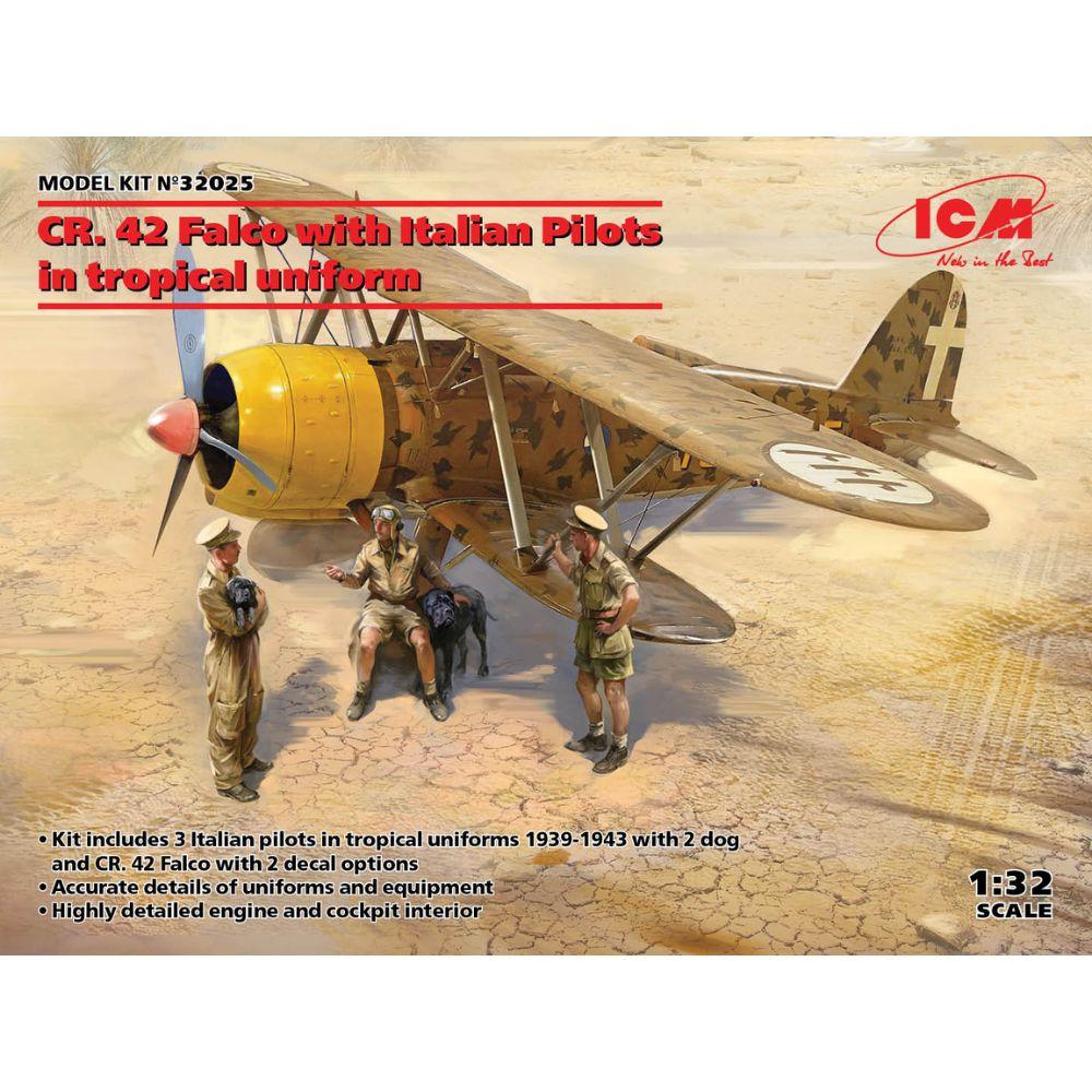 ICM 1:32 CR 42 Falco w/Pilots