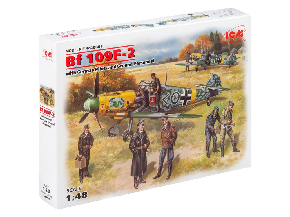 ICM 1:48 Bf 109F-2 W/ Ger. Pilots&G.P