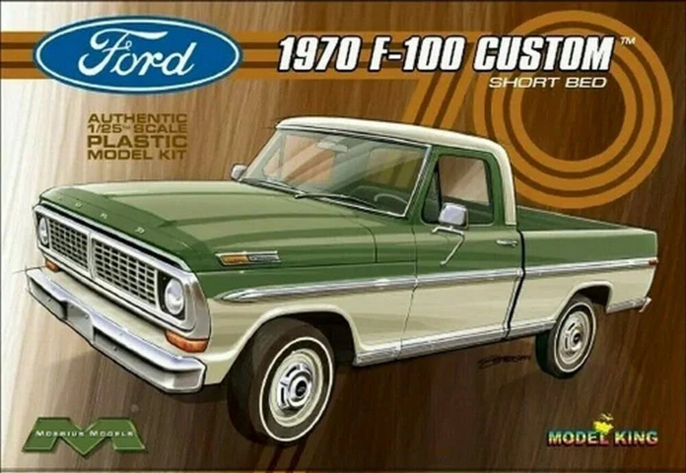 Moebius 1:25 1970 F100 Custom Cab Short-Bed