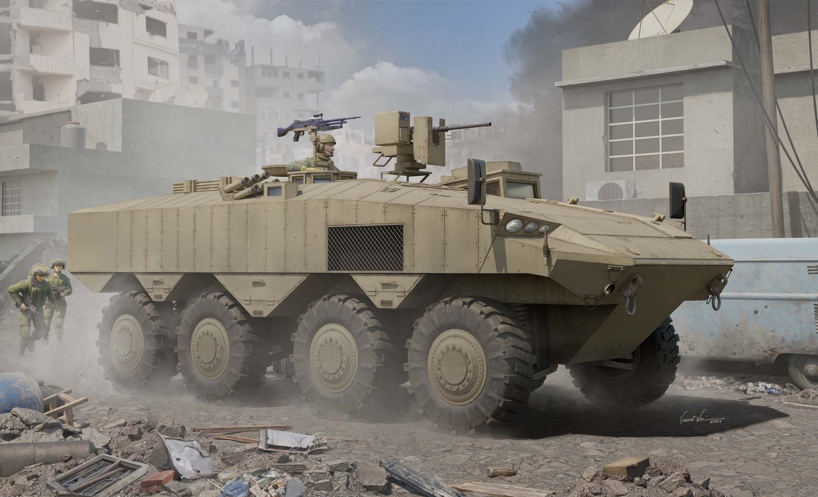 Hobbyboss 1:35 IDF Eitan Wheeled APC