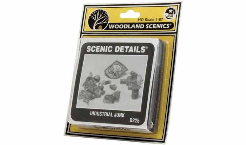 Woodland Scenics Industrial Junk Sc Details, HO Scale