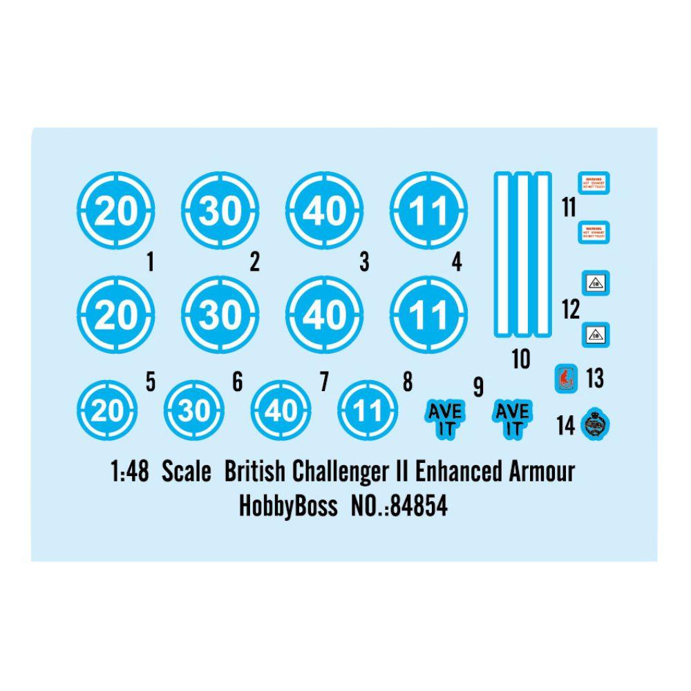 Hobbyboss 1:48 British Challenger 2 Enhanced Armour