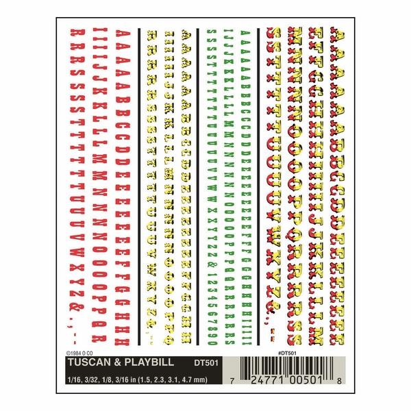Woodland Scenics Tuscan & Playbill, HO Scale