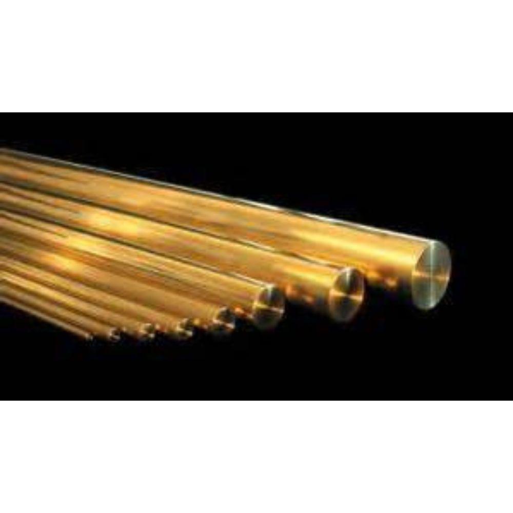 KS Metals Brass Rod 1Mtr 3.5Mm 5Pcs