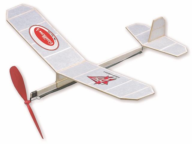 Guillows Cadet Balsa Model Kit w/Glue, Build n Fly Series, 368mm WS