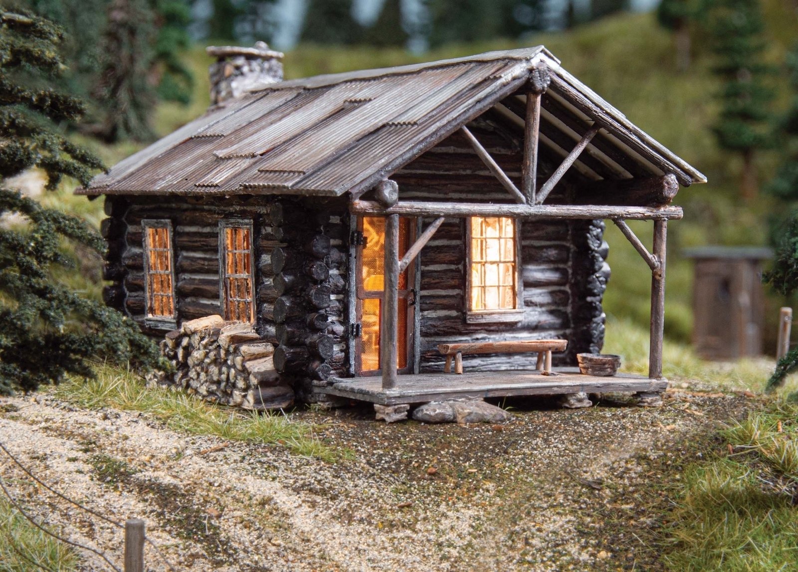 Woodland Scenics N-Scale Cozy Cabin