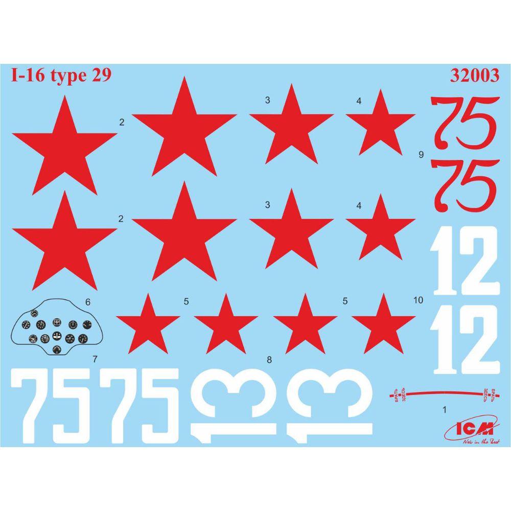 ICM 1:32 I-16 Type 29 Soviet Fighter
