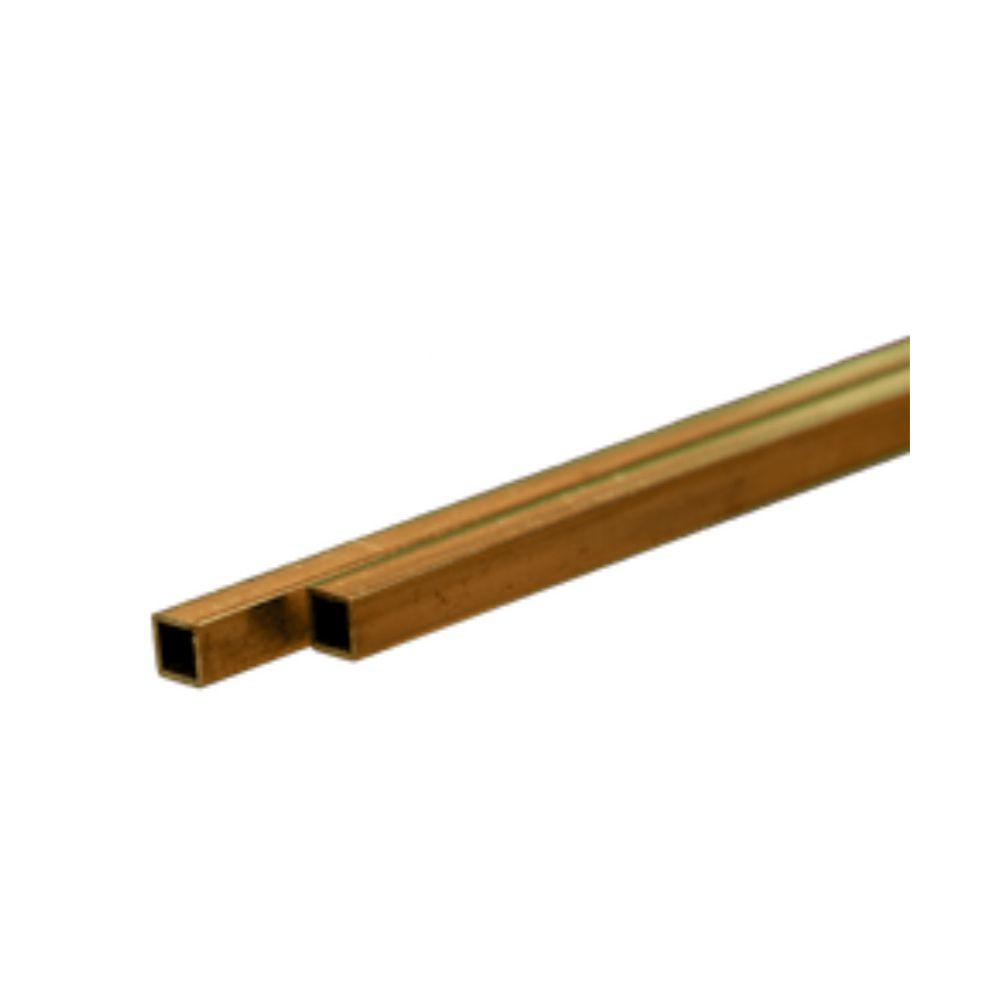 KS Metals Square Brass Tube 4Mm X 4Mm X300Mm 2Pc