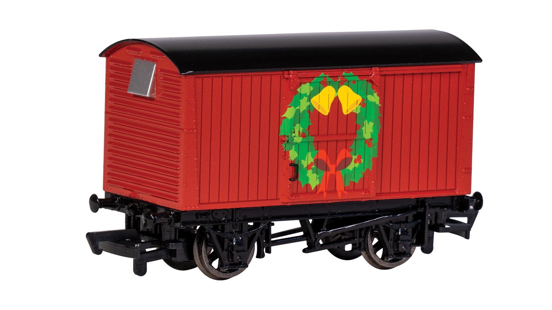 Bachmann 12 Ton Van - Christmas Wreathd - Red