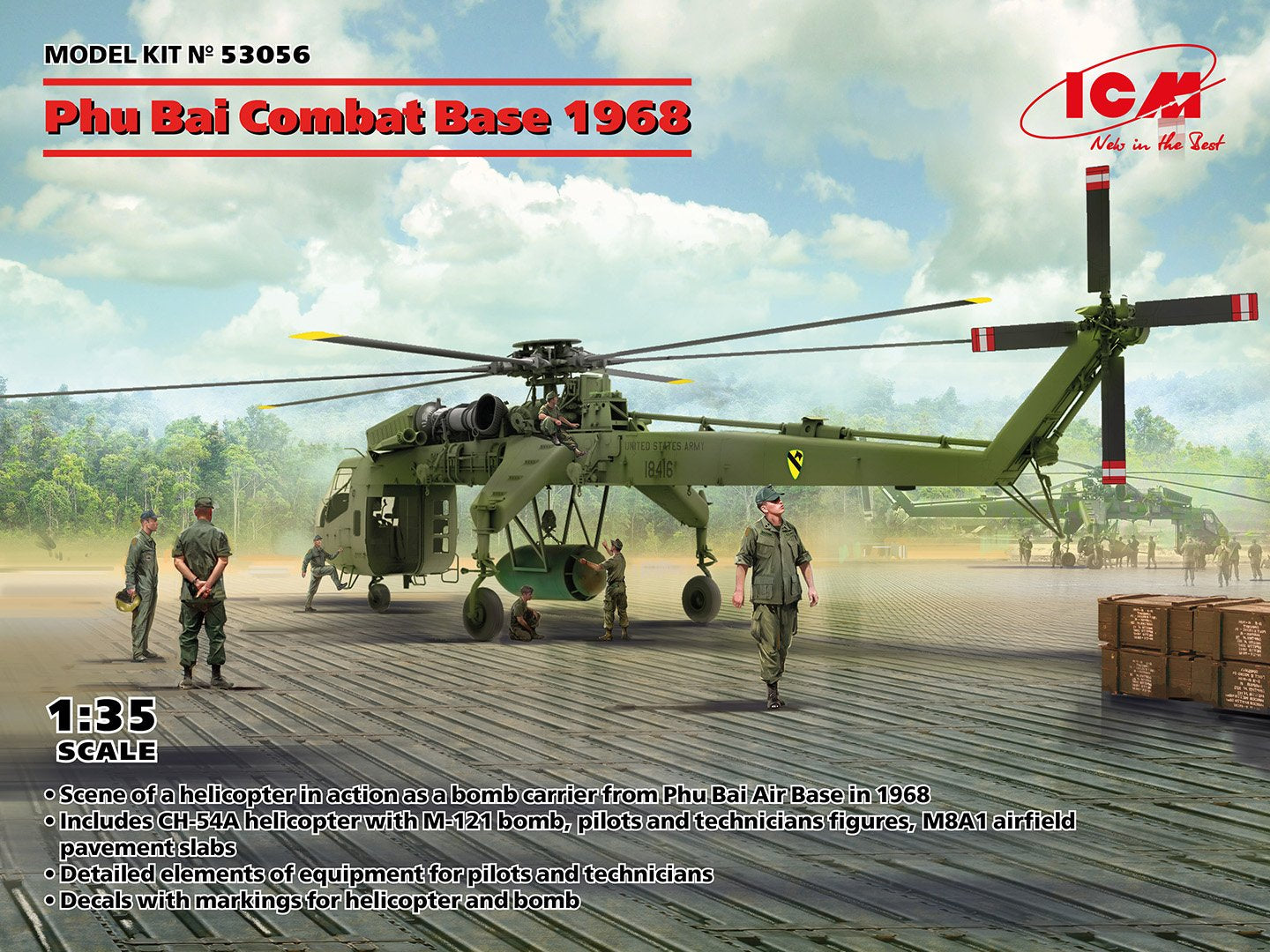 ICM 1:35 Phu Bai Combay Base 1968