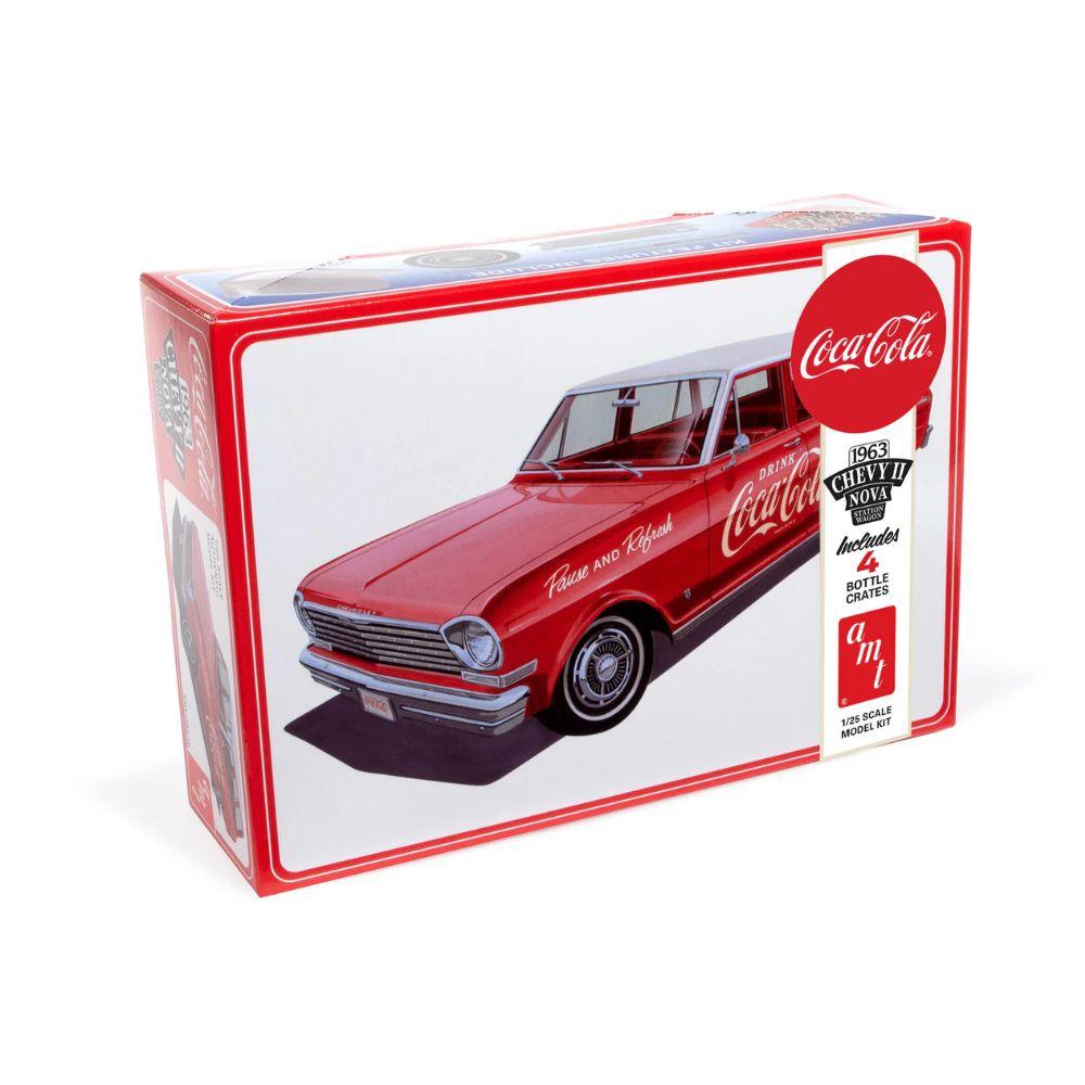 AMT 1:25 1963 Chevy II Nova Wagon with Crates Coke