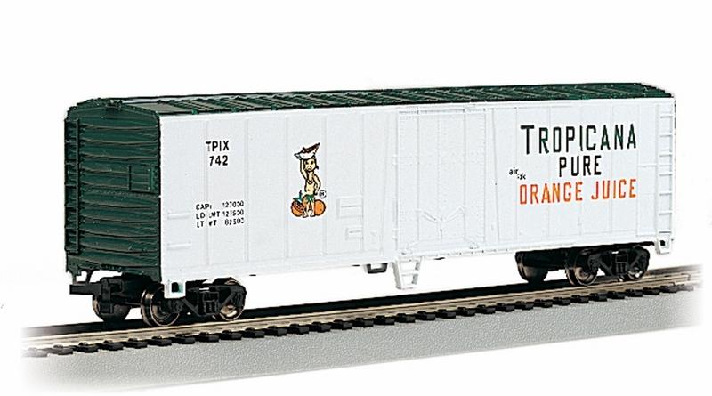 Bachmann Tropicana Pure Orange Juice TPIX742 50ft Steel Reefer. HO