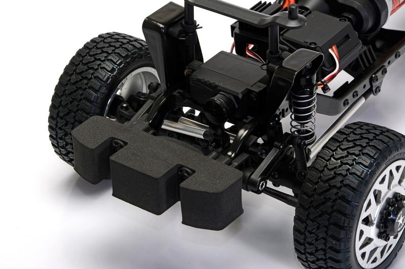 CEN 1:10 Ford F450 SD Custom Truck RTR Blue, Upgraded: Redcat T/X
