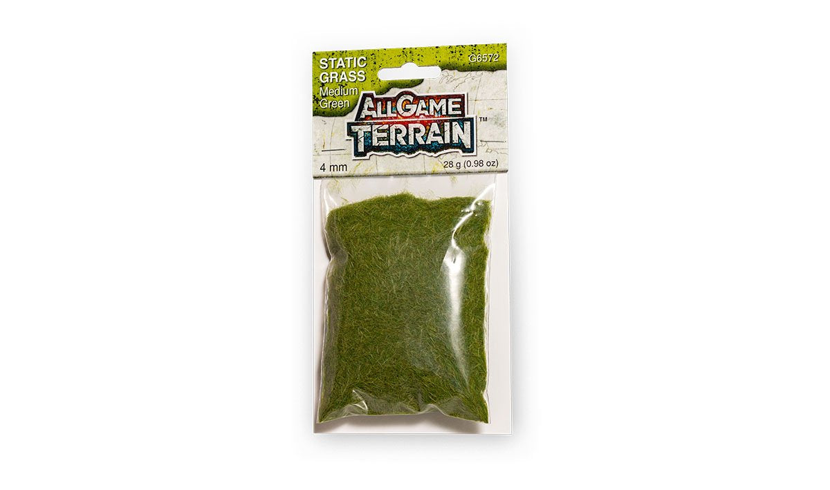 All Game Terrain, Static Grass Medium Green 4mm