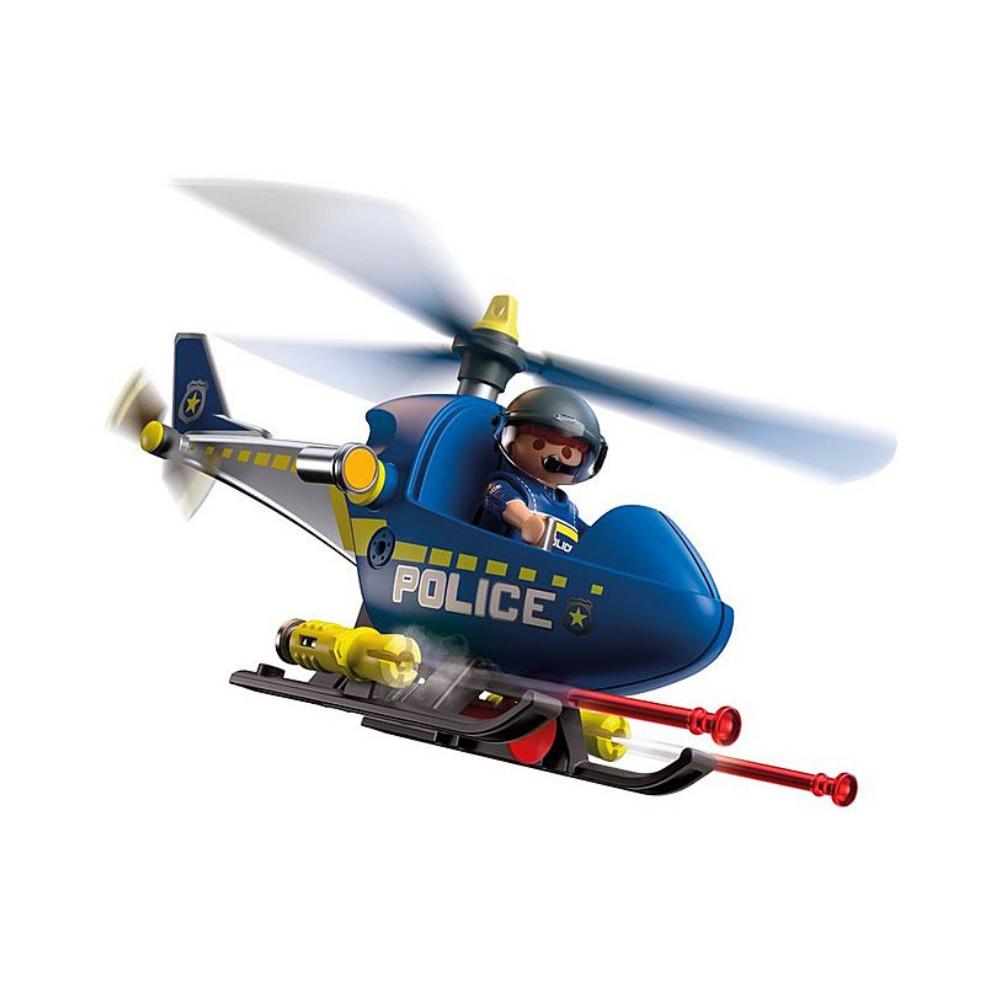 Playmobil Police Helicopter with Radar Function