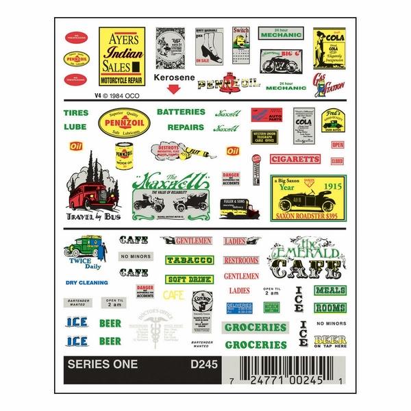Woodland Scenics Series One Dry Transfer, HO Scale