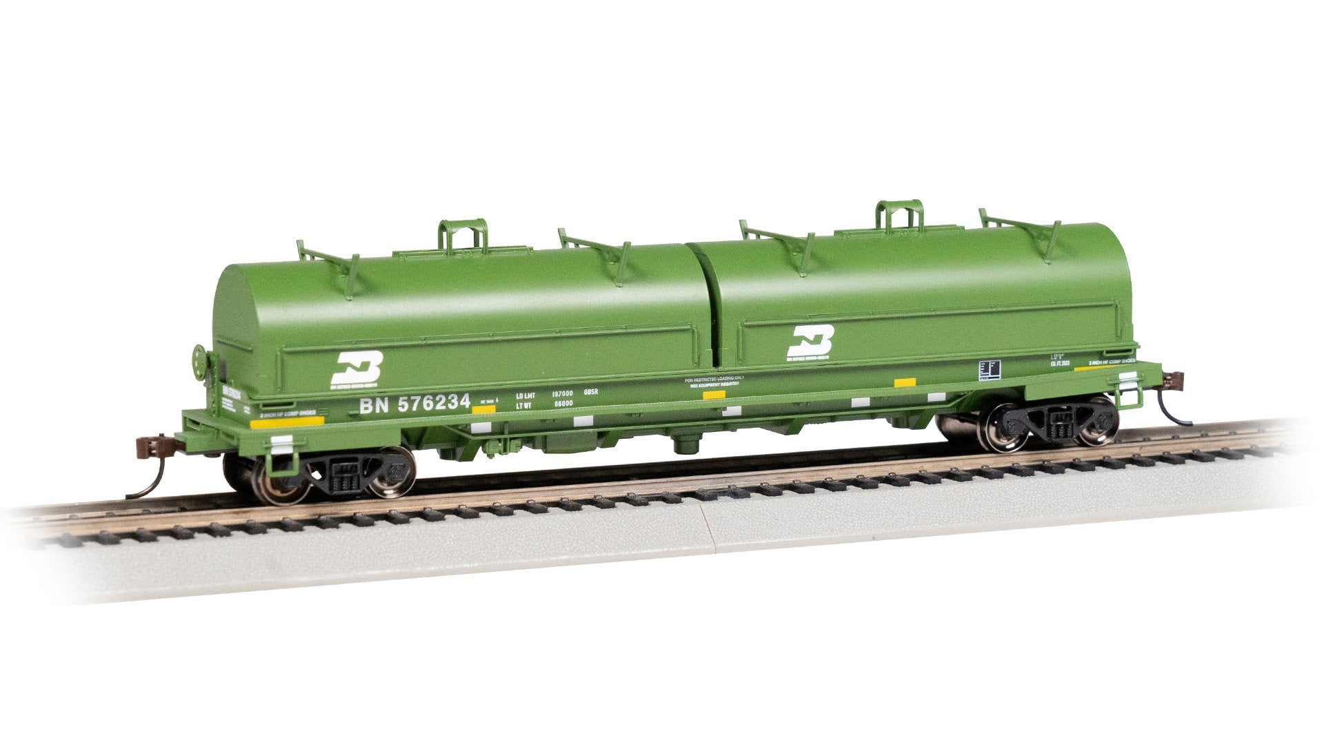 Bachmann Burlington Northern #576234 HOScale Steel Coil Car