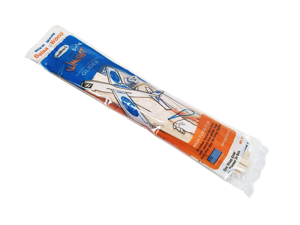 Guillows Sling Shot Balsa Glider, 300mmW.S.