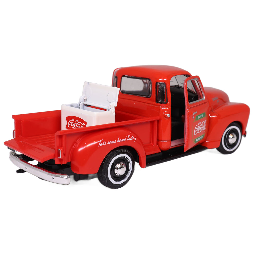 Motorcity Classics 1:43 1953 Chevy  Pickup w/  metal cooler