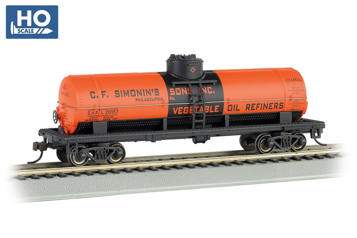 Bachmann C.F. Simonin's & Sons Inc. #20157 40' Single-Dome Tank Car HO