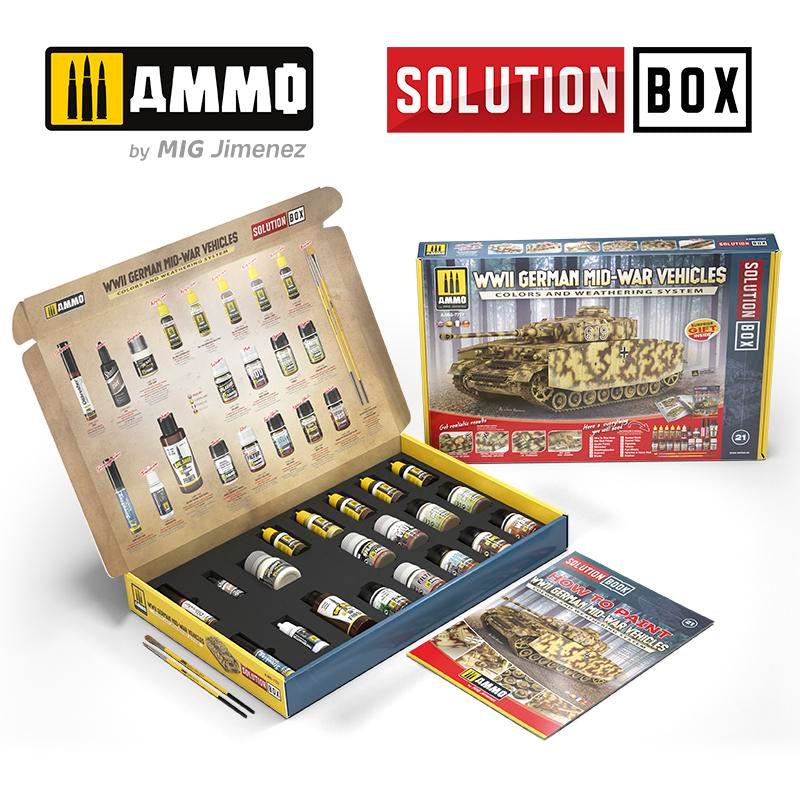 Ammo Solution Box 19 WWII German Mid-War Vehicles