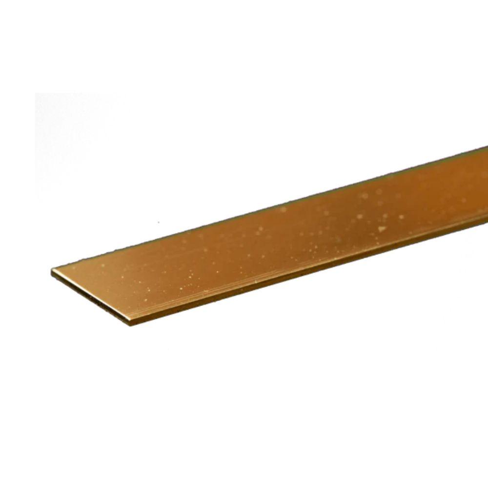 KS Metals 12 Brass Strip .032 X 3/4 1Pc