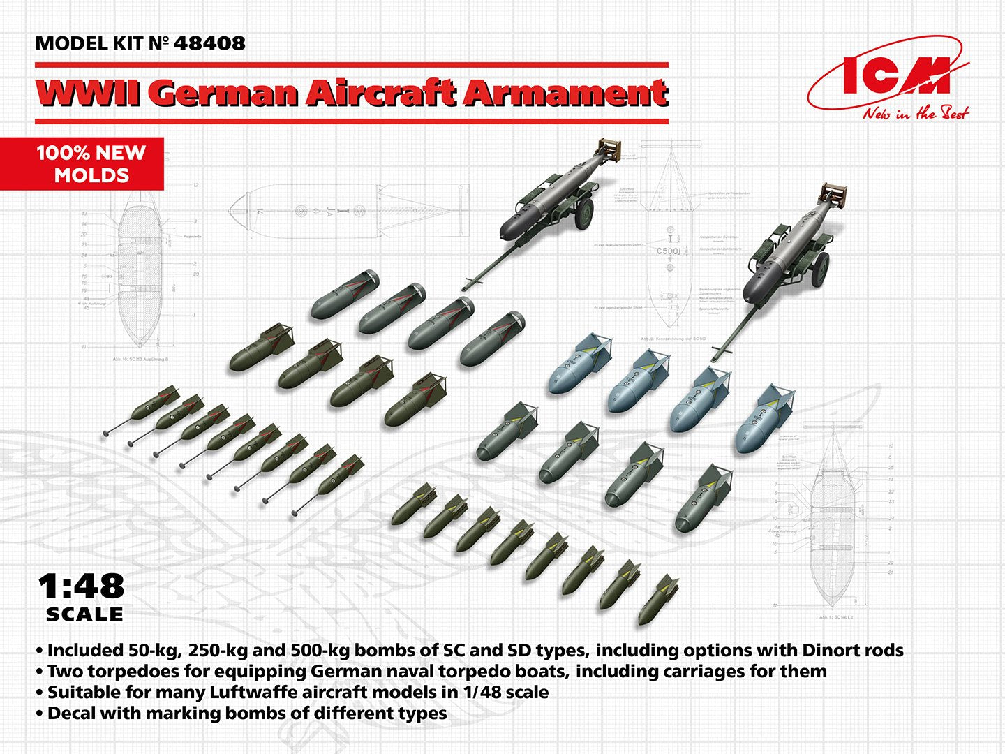 ICM 1:48 WWII German Aircraft Armament