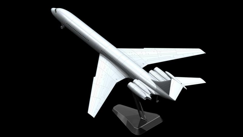 ICM 1:144 Ilyushin-62M Svt. Psngr Aircraft